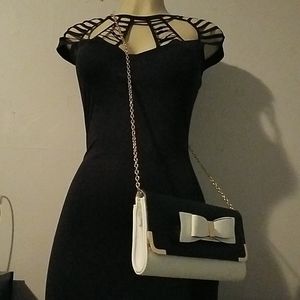 Aldo New Purse black & white